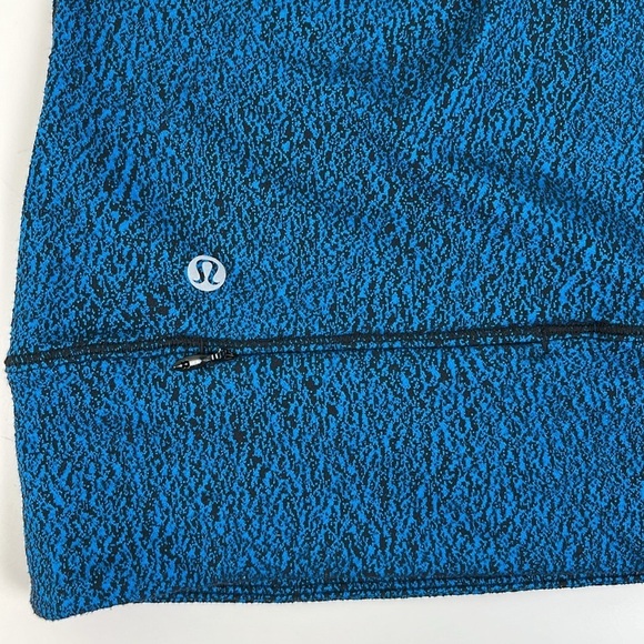 Lululemon Shocking Blue Black Rush Hour 1/2 Zip Sweater - Picture 8 of 15